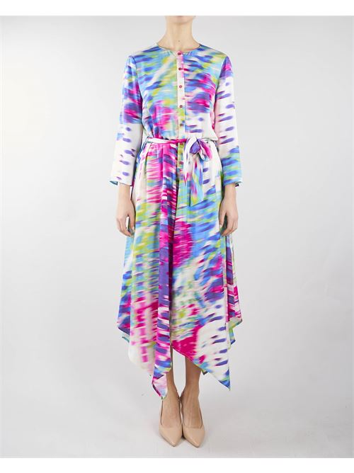 Midi dress with pixel print Manila Grace MANILA GRACE | abito | A265VSMA432